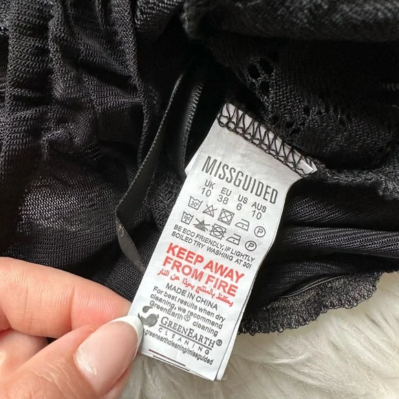 Missguided sheer lace bodysuit - Picture 7 of 12